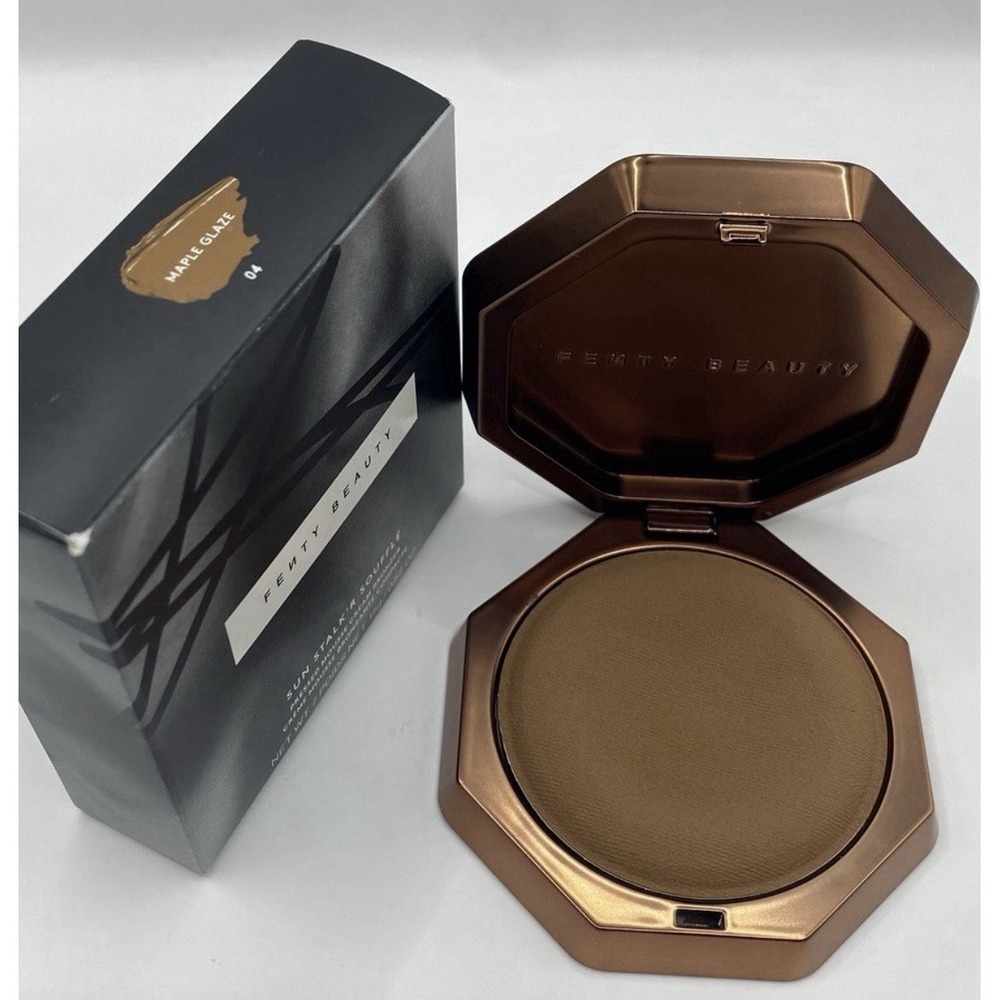 Fenty Beauty Sun Stalk'r Souflle Pressed Mousse Cream Bronzer Maple Glaze 04 NEW